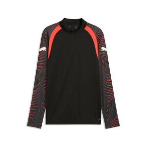 �ySALE�^30%OFF�zPUMA �����Y �T�b�J�[ INDIVIFINAL 1/4 �W�b�v�g�b�v individualFINAL 1/4 Zip Top �v�[�} �g�b�v�X �J�b�g�\�[�ET�V���c �u���b�N�y���������z