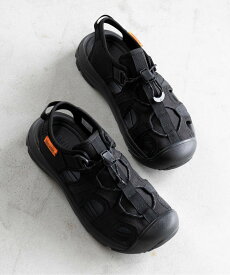 【SALE／15%OFF】UNIVERSAL OVERALL UNIVERSAL OVERALL/厚底ワークスニーカーサンダル UO32 サンダル Sneaker Sandal セットアップセブン シューズ・靴 サンダル ホワイト ブラック グレー【送料無料】