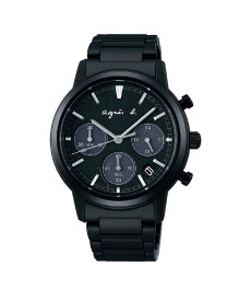 agnes b. HOMME LM01 WATCH FCRD995 時計 SAMソーラーモデル アニエスベー アクセサリー・腕時計 腕時計 ブラック【送料無料】