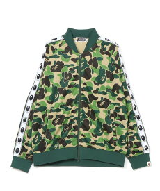 A BATHING APE (M)ジャージ ABC CAMO JERSEY TOP M ア ベイシング エイプ ジャケット・アウター その他のジャケット・アウター グリーン【送料無料】