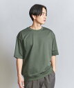 【SALE／70%OFF】BEAUTY&YOUTH UNITED ARROWS カネマサメリヤス メローコットン スウェット Tシャツ -MADE IN JAPAN- ユナイテッドアローズ アウトレット トップス カットソー・Tシャツ カーキグリーン ネイビー ホワイト グレー
