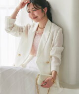 La boutique BonBon 【完売カラー再予約決定!・新色登場】メッシュメタルボタンライトジャケット ラブテ…