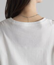 袖フリルTシャツ