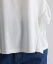 袖フリルTシャツ