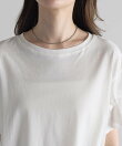 袖フリルTシャツ