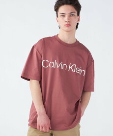 Calvin Klein Jeans (M)【公式ショップ】 カルバンクライン リラックスステンシルロゴTシャツ Calvin Klein Jeans 40LM200 カルバン・クライン トップス カットソー・Tシャツ レッド【送料無料】