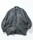 FREAK'S STORE シャギーニット リラックスカーディガン 25AW フリークスストア トップス カーディガン グリーン ブル…