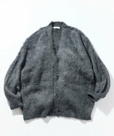 【SALE／40%OFF】FREAK'S STORE シャギーニット リラックスカーディガン 25AW フリークスストア トップス カーディガン グリーン ブルー グレー ベージュ ブラウン レッド【送料無料】