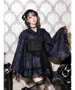 ゴシック十字架チュール浴衣ドレス