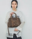 JEANASIS アンティークフェイクレザーボストン ジーナシス バッグ ショルダーバッグ ベージュ ブラウン カーキグリー…