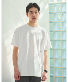 【SALE／30%OFF】UNITED ARROWS green label relaxing 【別注】＜Snow Peak＞GLR ロゴ 半袖 Tシャツ ユナイテッドアローズ グリーンレーベルリラクシング トップス カットソー・Tシャツ ホワイト グレー【送料無料】