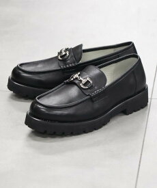 glabella ビットローファー メンズ 本革 革靴 ローファー グラベラ glabella エー.エム.エス. シューズ・靴 ローファー ブラック【送料無料】