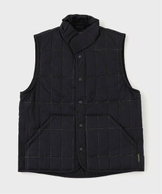 EDIFICE LAVENHAM(ラベンハム) HIGH NECK LIGHT GILET エディフィス ジャケット・アウター ブルゾン・ジャンパー ブラック【送料無料】