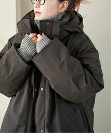 Spick & Span 《追加》2WAY撥水ダウンハーフコート スピックアンドスパン ジャケット・アウター ダウンジャケット・ダウンベスト ブラック ホワイト【送料無料】