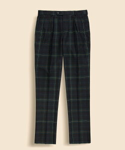 BROOKS BROTHERS �E�[���c�C�� �u���b�N�E�H�b�` �v���[�e�b�h�g���E�U�[�Y Traditional �u���b�N�X �u���U�[�Y �p���c �X���b�N�X�E�h���X�p���c �l�C�r�[�y���������z