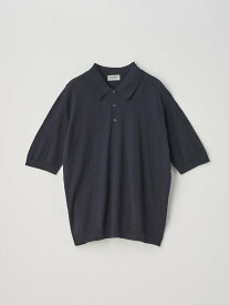 JOHN SMEDLEY Polo Shirt ｜ ISIS ｜ 30G EASY FIT ジョンスメドレー トップス ニット ネイビー【送料無料】