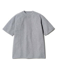 Snow Peak (M)WG Recycled Pe Stretch Knit Tshirt S/S スノーピーク トップス カットソー・Tシャツ ブラック グレー【送料無料】