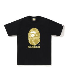 A BATHING APE COLOR CAMO BY BATHING APE TEE ア ベイシング エイプ トップス カットソー・Tシャツ ブラック グレー ホワイト【送料無料】