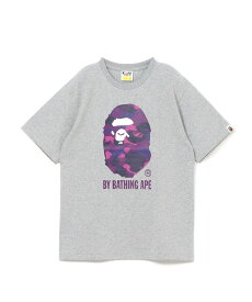 A BATHING APE COLOR CAMO BY BATHING APE TEE ア ベイシング エイプ トップス カットソー・Tシャツ ブラック グレー ホワイト【送料無料】