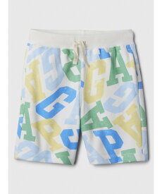 【SALE／57%OFF】GAP (K)GAPロゴ プルオン ショートパンツ (キッズ) ギャップ パンツ ジャージ・スウェットパンツ ホワイト ベージュ グリーン イエロー ブルー