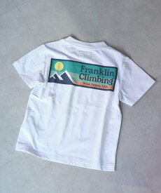 【SALE／10%OFF】CIAOPANIC TYPY 【KIDS】【Franklin Climbing】バックプリント半袖Tee チャオパニックティピー トップス カットソー・Tシャツ ホワイト オレンジ ブラック