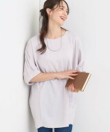 【SALE／50%OFF】SHOO・LA・RUE 【S-LL/体型カバー】さらさらタッチが心地よい コクーンシルエットチュニ…