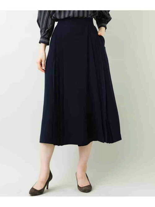 Mk Michel Klein 洗える プリーツガウチョパンツ Rakuten Fashion 楽天ファッション 旧楽天ブランド アベニュー Bf1804