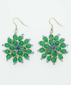 チャイハネ ガラスビーズピアス アミナコレクション アクセサリー・腕時計 ピアス レッド ブルー ホワイト ブラック オレンジ グリーン