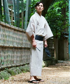 【SALE／5%OFF】SPU 粋浴衣5点セット【浴衣/ワンタッチ帯/下駄/扇子/巾着】 カジュアル 着物・浴衣・和装小物 浴衣 ネイビー ブルー パープル ホワイト グレー ブラック【送料無料】
