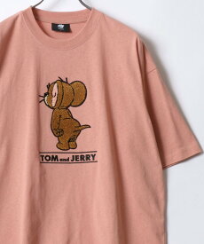 【SALE／6%OFF】トムとジェリー Tシャツ メンズ トムとジェリー トムジェリ オーバーサイズ マルカワ トップス カットソー・Tシャツ ホワイト ブラック ブルー グリーン ピンク グレー