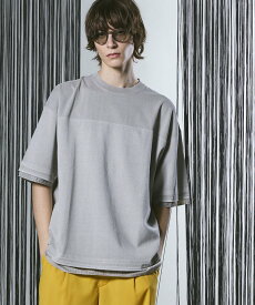 MAISON SPECIAL Heavy-Weight Cotton Prime-Over Layering Pigment T-Shirts メゾンスペシャル トップス カットソー・Tシャツ ブラック ホワイト ブルー【送料無料】