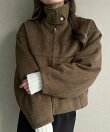 2wayダブルジップショートブルゾン