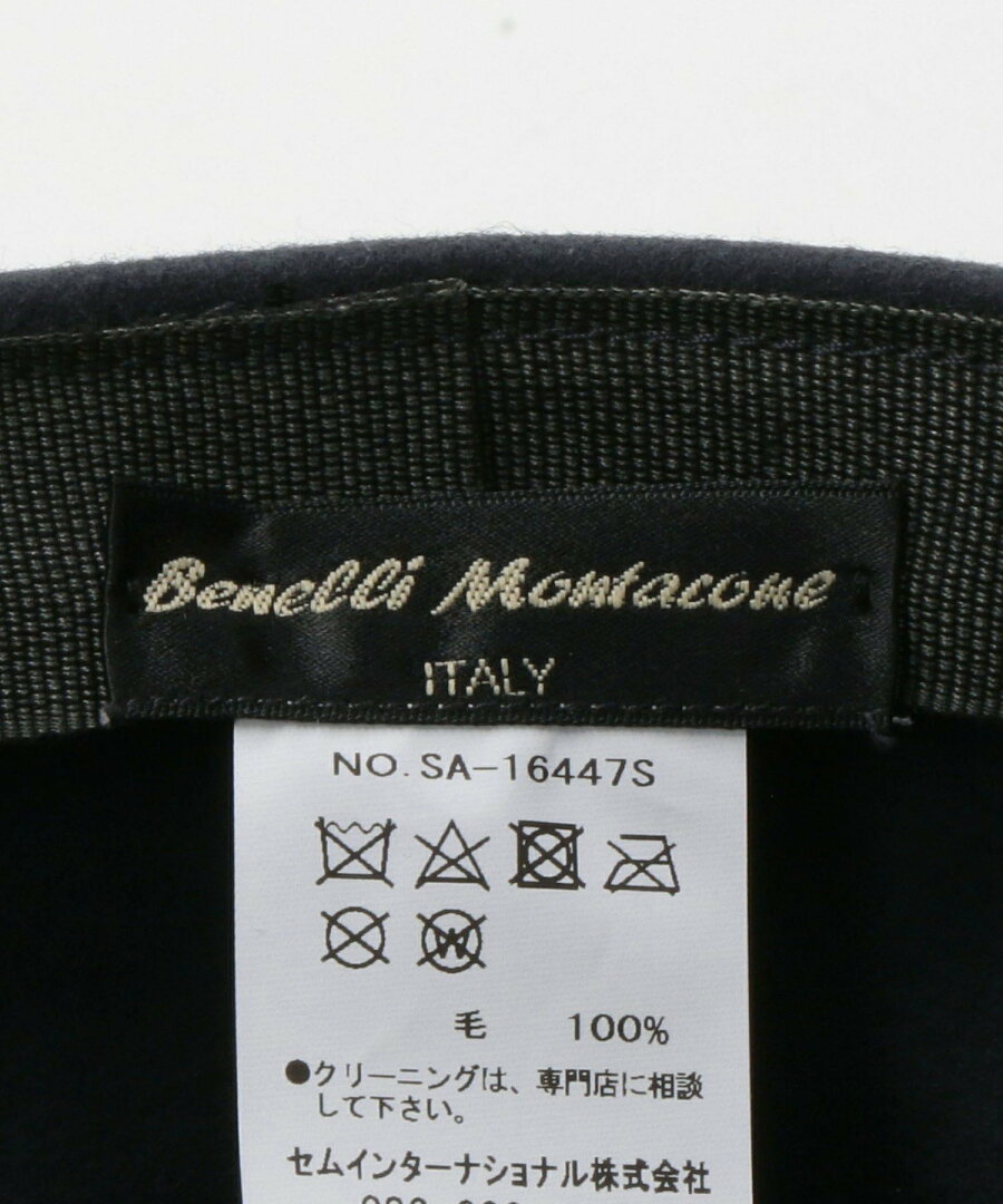 【SALE/60%OFF】BEAUTY&YOUTH UNITED ARROWS <Benelli Montacone>フェルト キャップ ユナイテッドアローズ アウトレット 帽子 キャップ ネイビー グレー - メイン画像 16