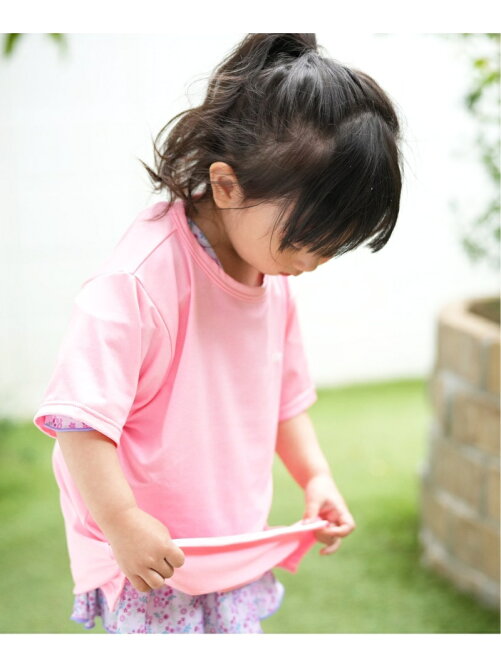 Utatane Utatane K 女の子 水着 ラッシュガード 110 130cm キッズ 日焼け対策 Rakuten Fashion 楽天ファッション 旧楽天ブランドアベニュー Dd1805