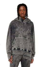 DIESEL メンズ パーカー スウェット リラックスフィット ディーゼル トップス パーカー・フーディー グレー ブラウン ブルー レッド【送料無料】