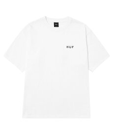 HUF OG LOGO S/S TEE HUF ハフ 半袖Tシャツ ハフ トップス カットソー・Tシャツ ホワイト ブラック グレー イエロー ベージュ【送料無料】