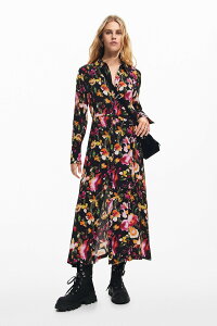 �ySALE�^30%OFF�zDesigual FORT WORTH �����s�[�X�����O�X���[�u �f�V�O�A�� �����s�[�X�E�h���X �����s�[�X �s���N�y���������z