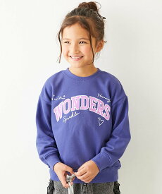 devirock デビラボ ガールズ BOXシルエット プリント トレーナー トレーナー トップス 25AW デビロック トップス スウェット・トレーナー グレー