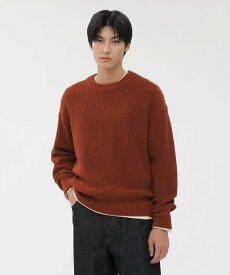 MARGARET HOWELL MERINO WOOL KNITWEAR マーガレット・ハウエル トップス ニット レッド ブラック【送料無料】
