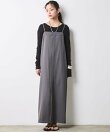 フロントジップキャミソールワンピース<大きいサイズ有>シックスタイル