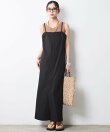 フロントジップキャミソールワンピース<大きいサイズ有>シックスタイル