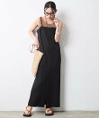 フロントジップキャミソールワンピース<大きいサイズ有>シックスタイル