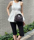 【整理整頓しやすい3層仕様】コーデュロイレイヤーチェーンバッグ(PT-375)