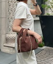 【整理整頓しやすい3層仕様】コーデュロイレイヤーチェーンバッグ(PT-375)