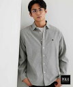 【SALE／15%OFF】THE SHOP TK POLO BCS/アソート長袖シャツ ザ ショップ ティーケー トップス シャツ・ブラウス グレ…