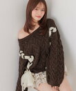 レースアップラメニット