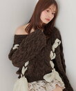 レースアップラメニット