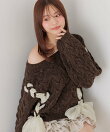 レースアップラメニット