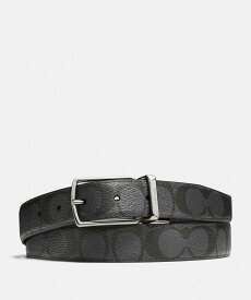 【SALE／40%OFF】COACH OUTLET 【公式】ハーネス バックル カット トゥ サイズ リバーシブル ベルト・30MM コーチ　アウトレット ファッション雑貨 ベルト ベージュ【送料無料】