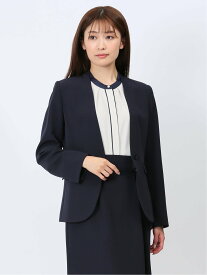 【SALE／20%OFF】m.f.editorial ダブルクロス カラーレスジャケット 紺(セットアップ可能) タカキュー スーツ・フォーマル スーツジャケット ネイビー【送料無料】